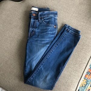 Madewell high rise skinny size 26